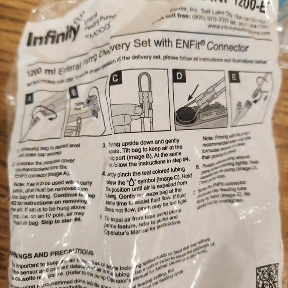 Lot of 7-Enteralite Infinity Feeding Pump INF1200-A - Picture 5 of 5
